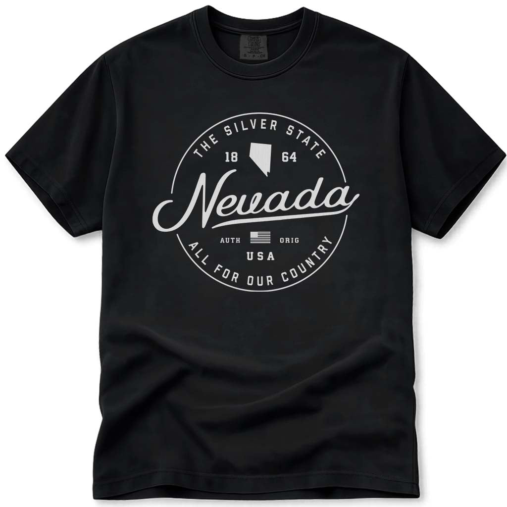 State of Nevada T Shirt - Black