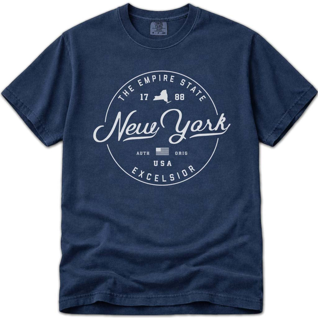 State of New York T Shirt - Navy