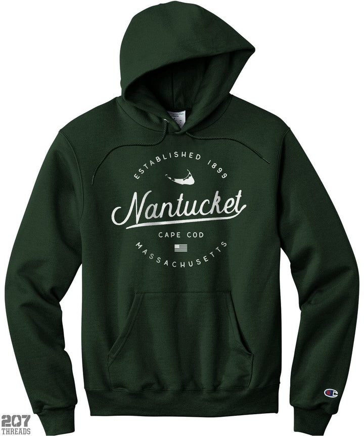 Nantucket Sweatshirt Hoodie | Cape Cod Champion Hooded Sweatshirt