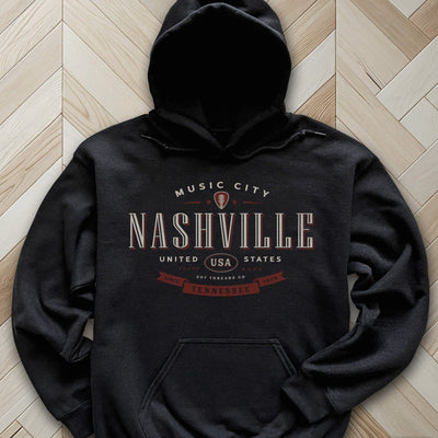 Stylish Nashville Hoodie - Music City Tennessee Memories