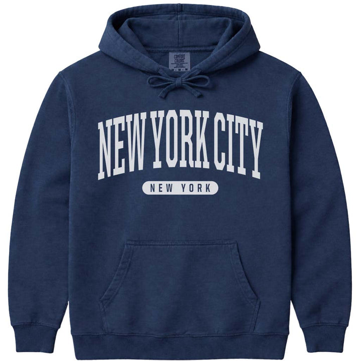 New York City Hooded Sweatshirt - Navy