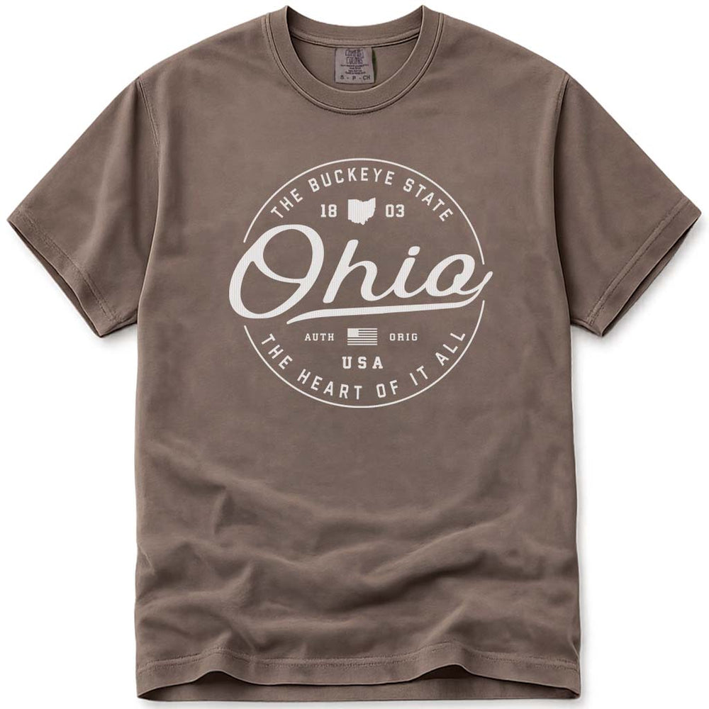 State of Ohio T Shirt - Espresso