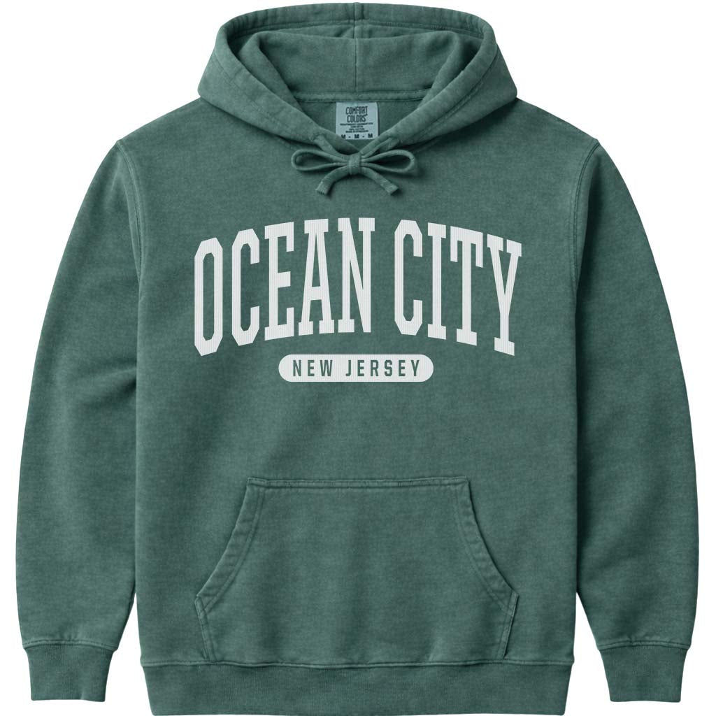 Ocean City New Jersey Hoodie - Blue Spruce