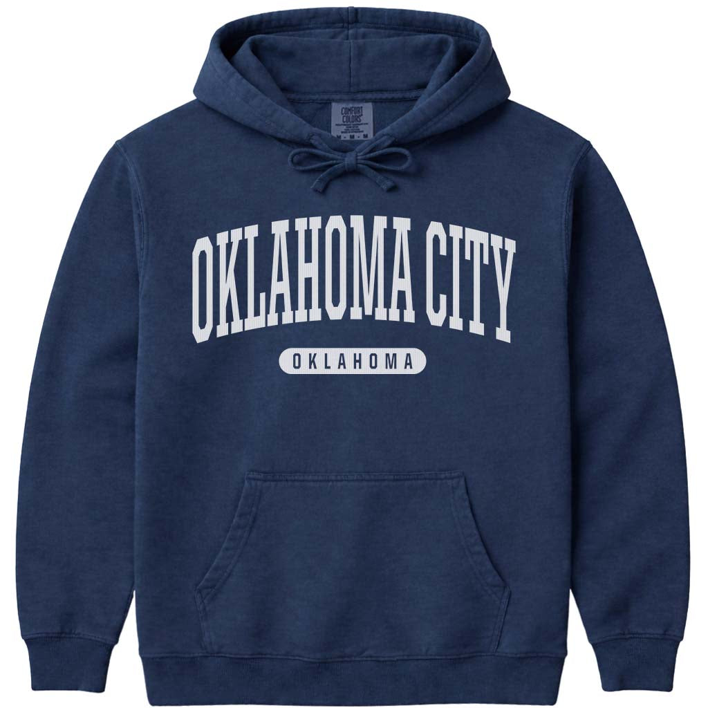 Oklahoma City Oklahoma Hoodie - Navy