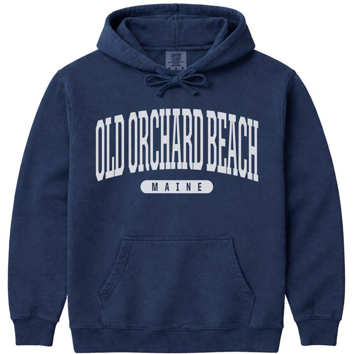 Old Orchard Beach Hoodie Old Orchard Beach ME Maine Hooded Sweatshirt - Navy