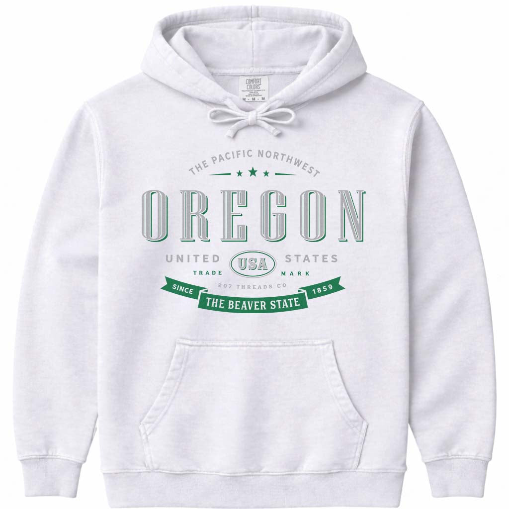 Oregon State Sweatshirt Hoodie - White