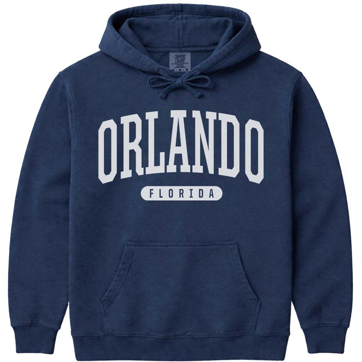 Orlando Florida Hooded Sweatshirt - Navy
