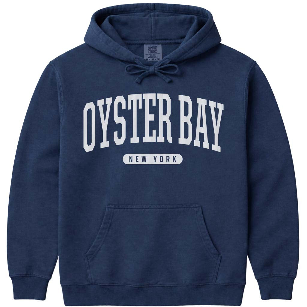 Oyster Bay New York Hoodie Sweatshirt - Navy