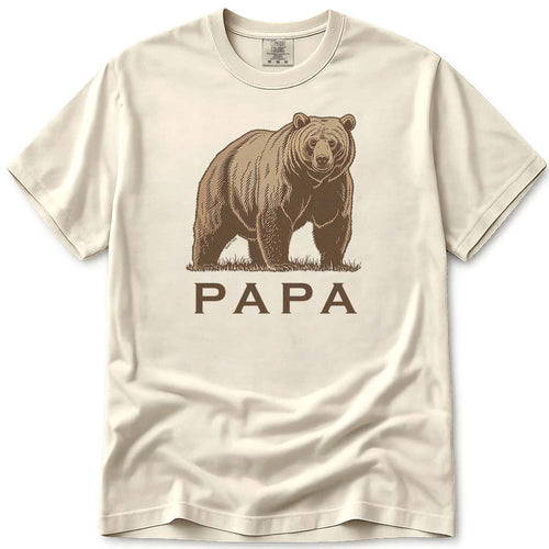 Papa Bear T Shirt For Dad