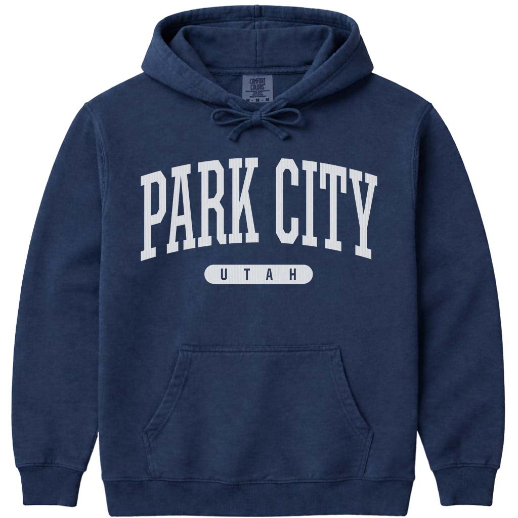 Park City Utah Hoodie Sweatshirt - Navy