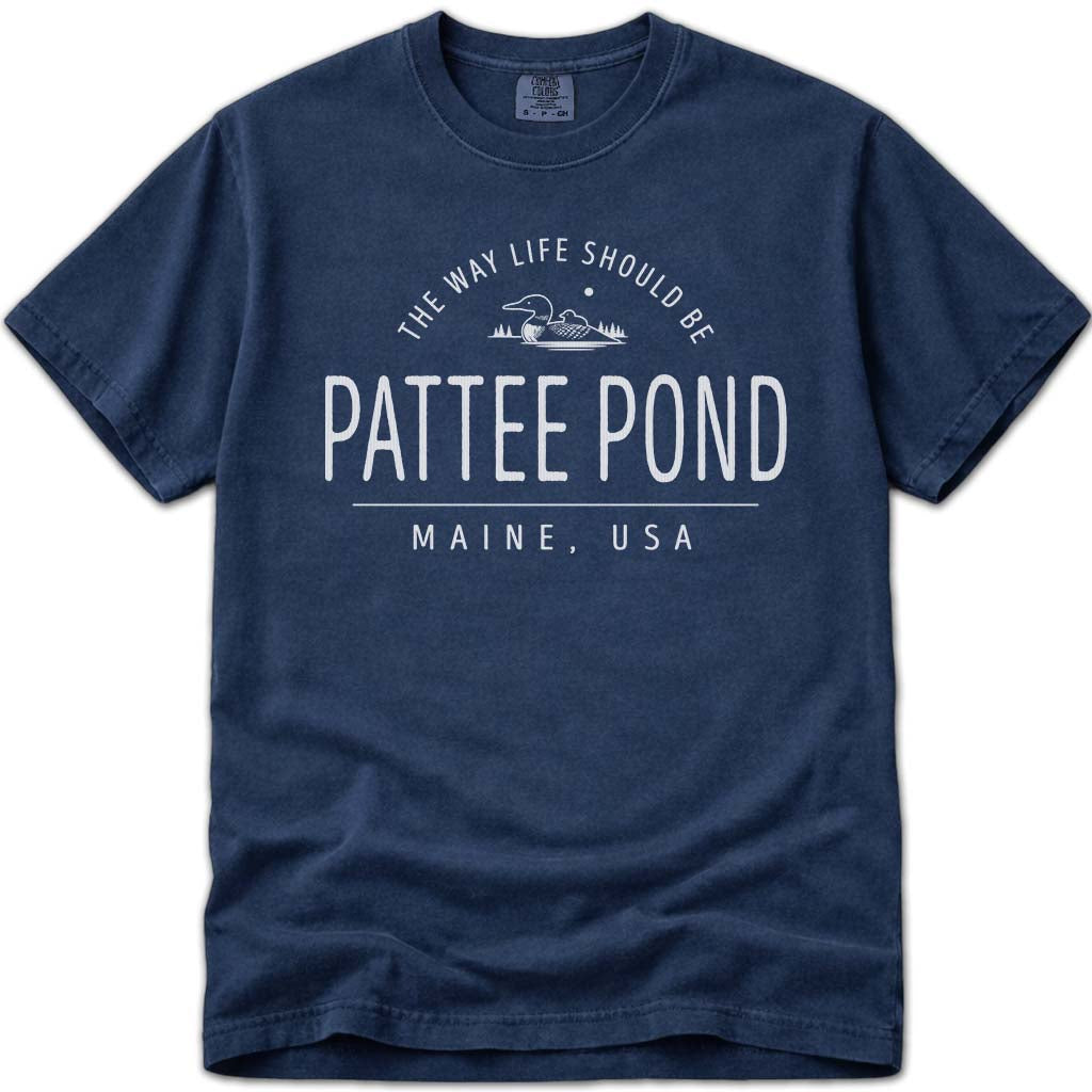 Pattee Pond Loon T Shirt - Navy