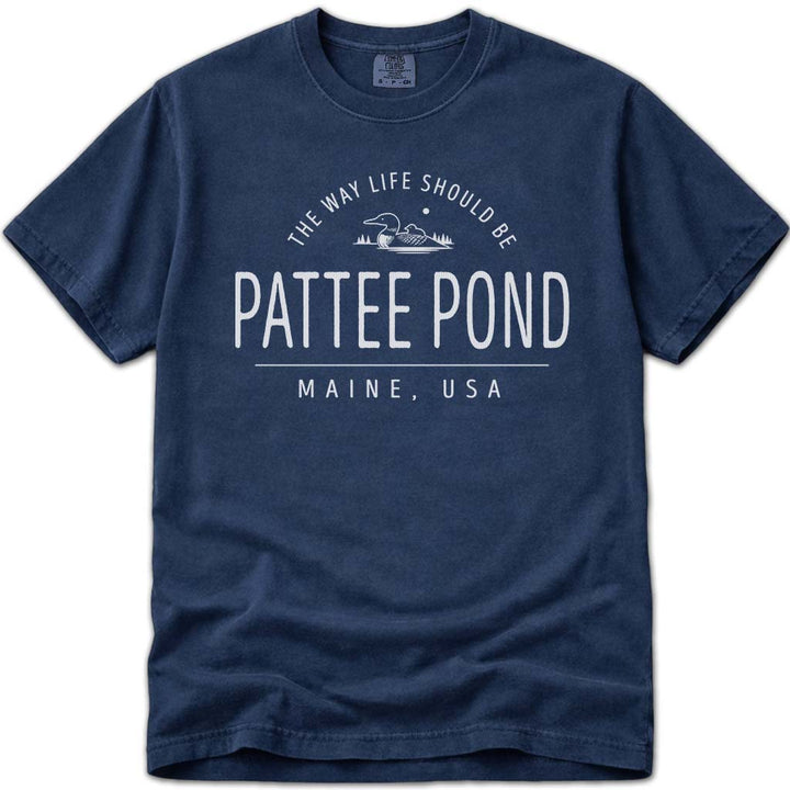 Pattee Pond Loon T Shirt - Navy