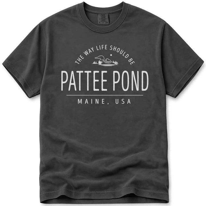 Pattee Pond Loon T Shirt - Pepper