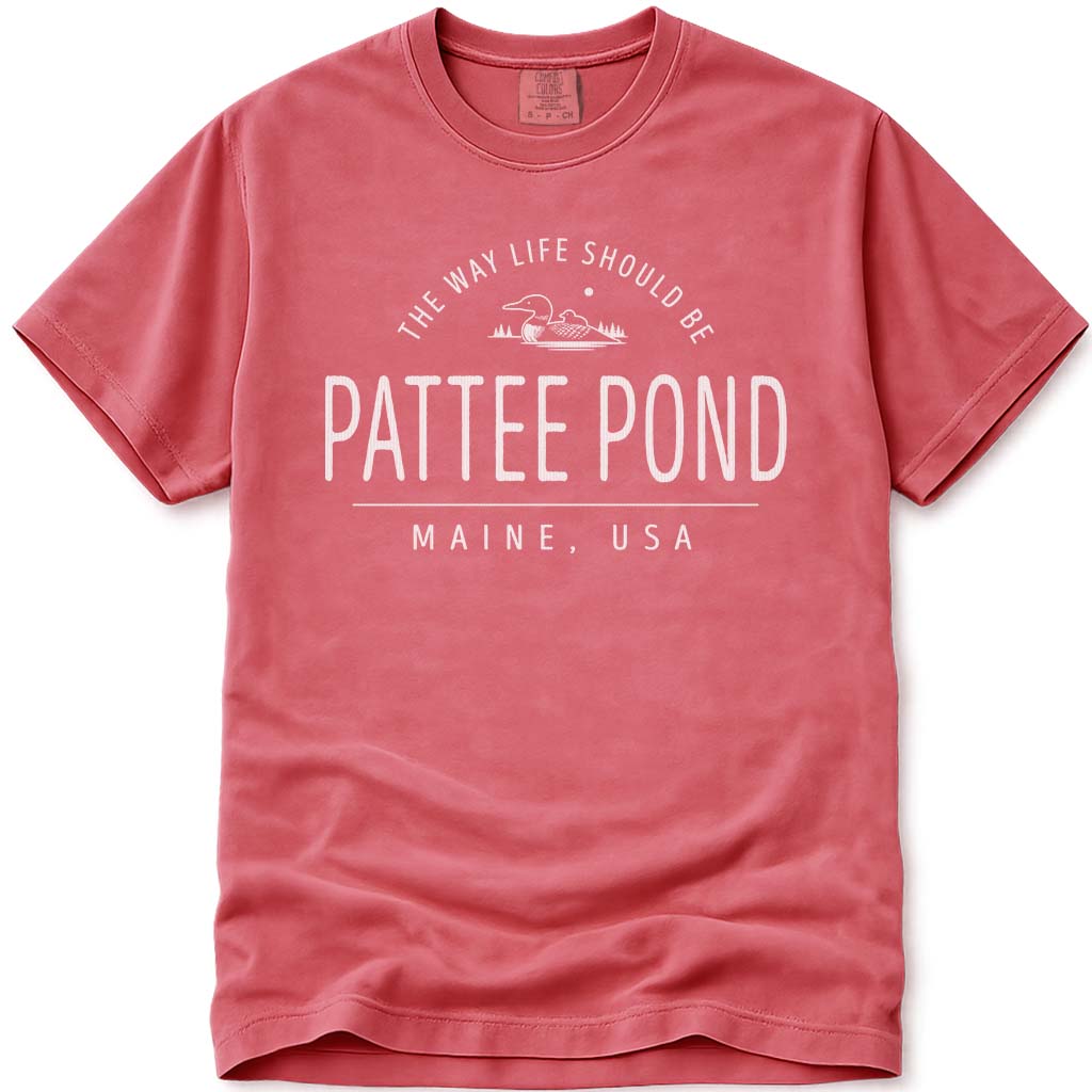 Pattee Pond Loon T Shirt - Watermelon