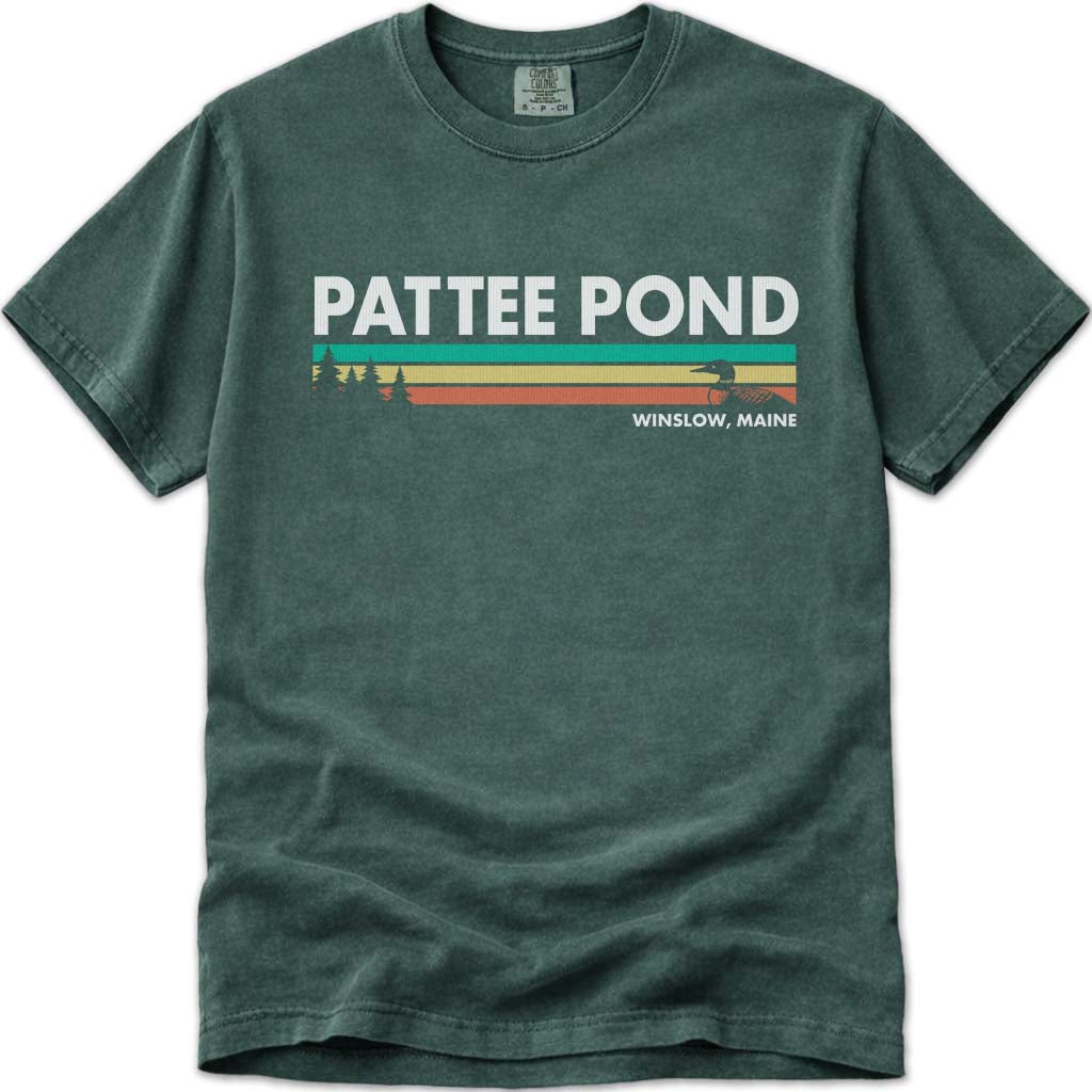 Pattee Pond T Shirt - Blue Spruce