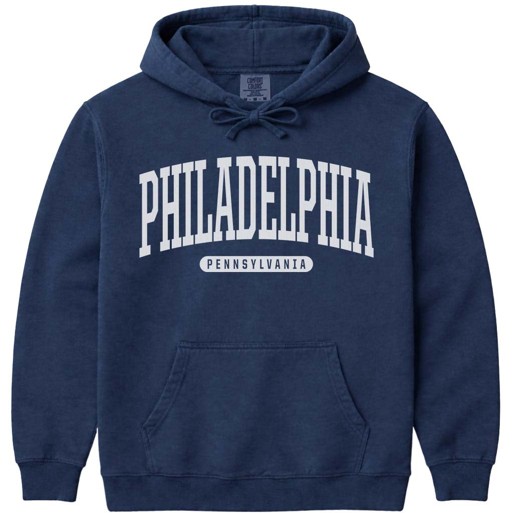 Philadelphia Pennsylvania Hoodie - Navy