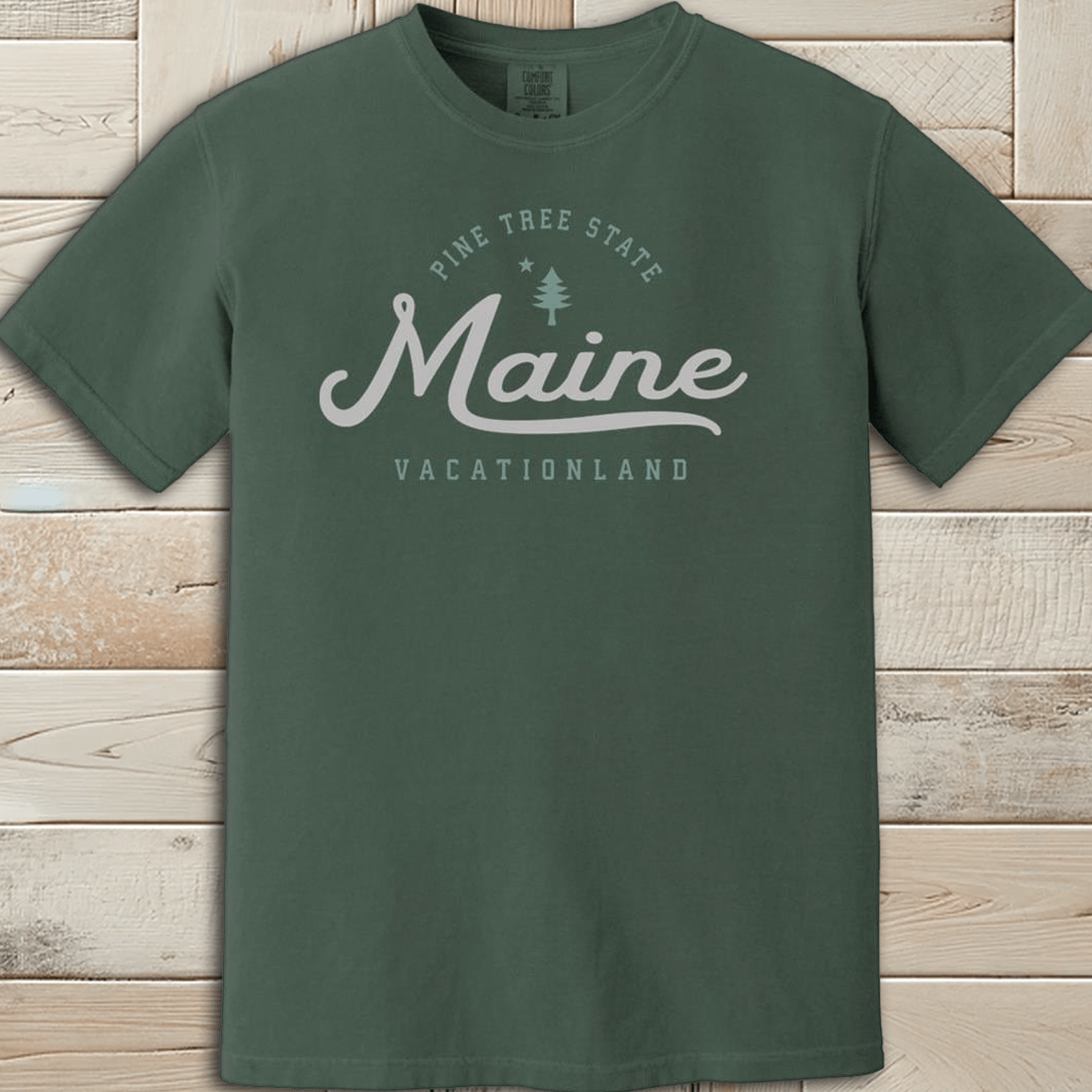 Maine Pine Tree State Comfort Colors T-Shirt