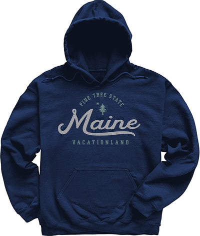 Pine Tree State Maine Hoodie