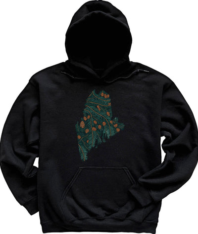 Pine Tree State of Maine Hoodie