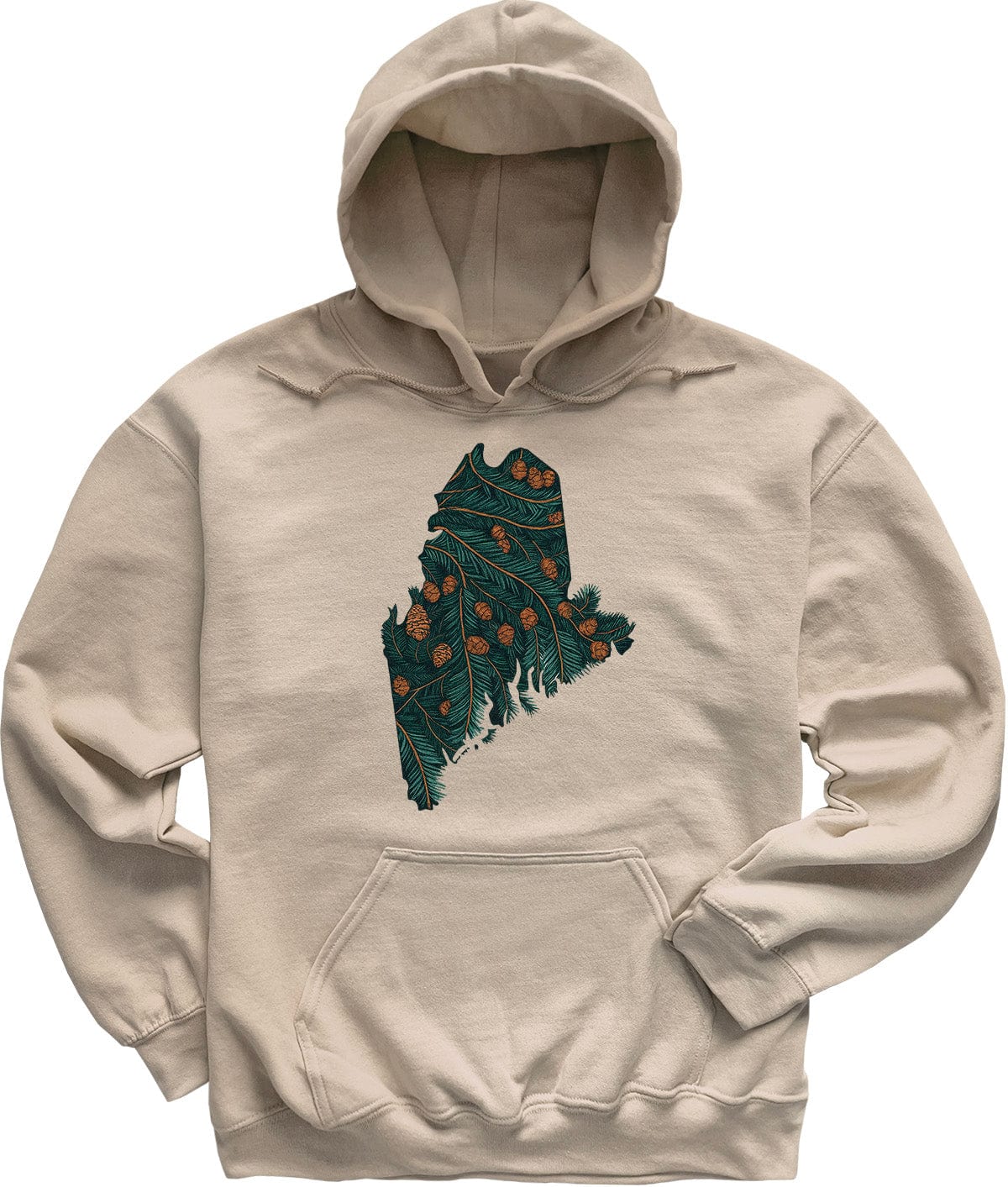 Pine Tree State of Maine Hoodie