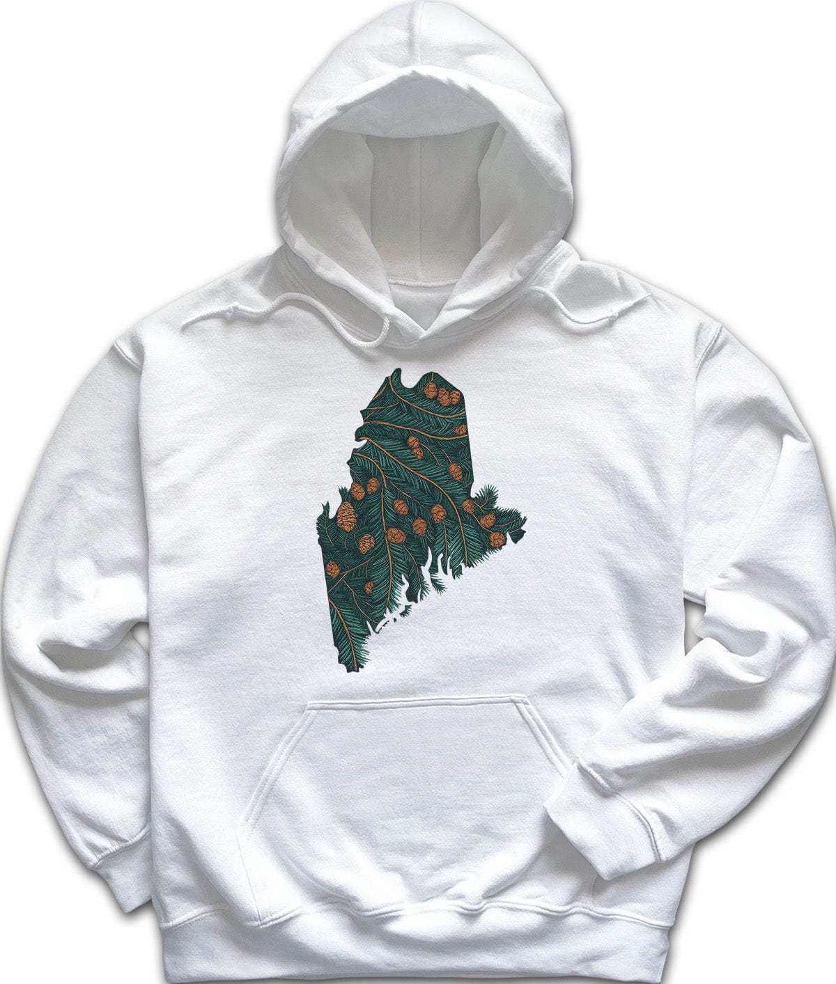 Pine Tree State of Maine Hoodie