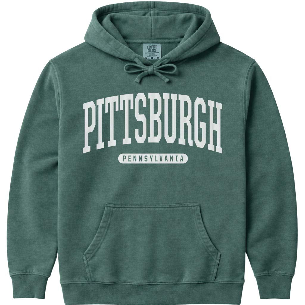 Pittsburgh Pennsylvania Hoodie - Blue Spruce