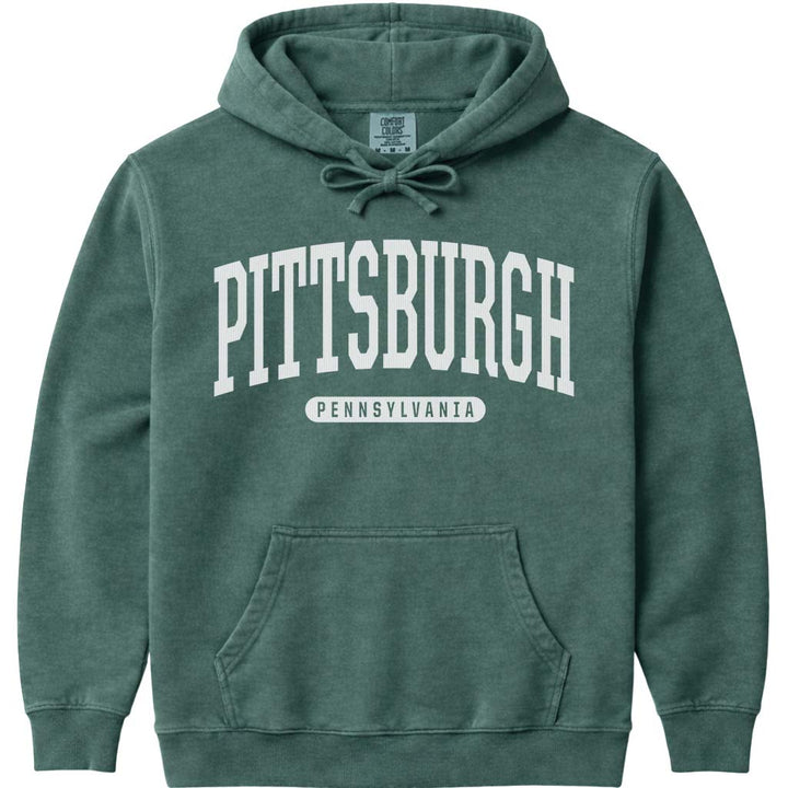 Pittsburgh Pennsylvania Hoodie - Blue Spruce