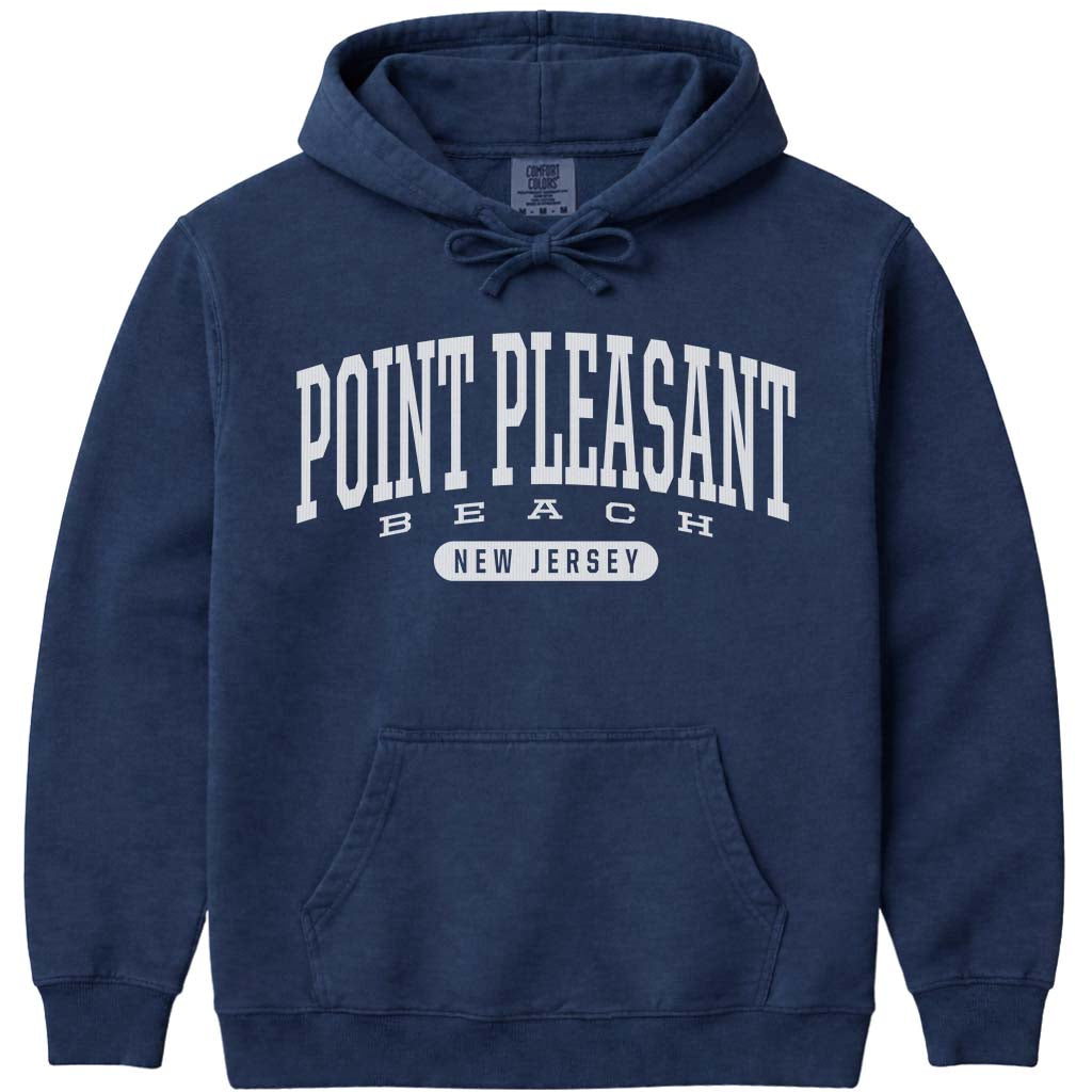 Point Pleasant Beach New Jersey Hoodie - Navy