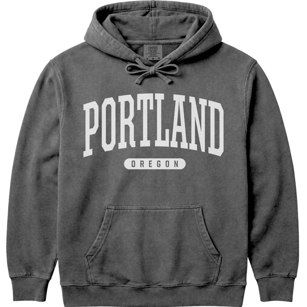 Portland Oregon Hoodie Sweatshirt - Pepper