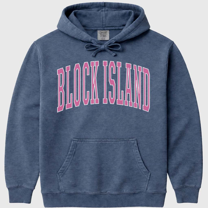Preppy Block Island Crewneck Sweatshirt - Denim