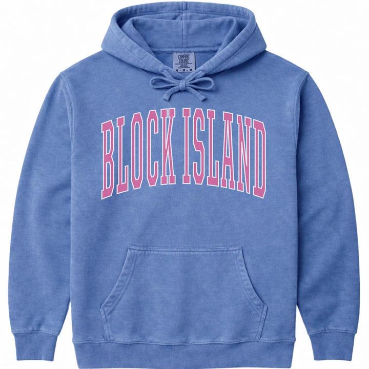Preppy Block Island Crewneck Sweatshirt - Flo Blue
