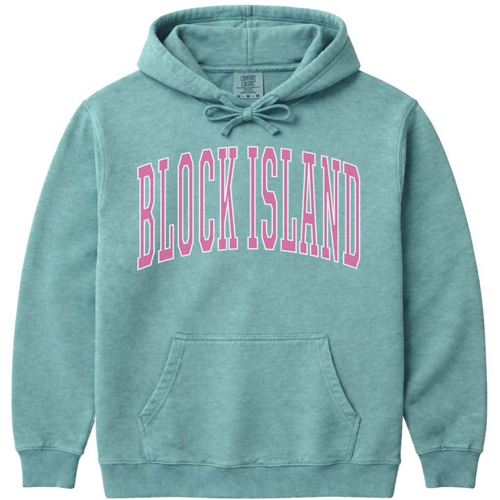 Preppy Block Island Crewneck Sweatshirt - Seafoam