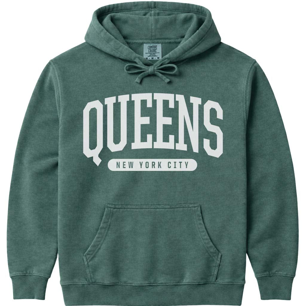 Queens New York Sweatshirt - Blue Spruce