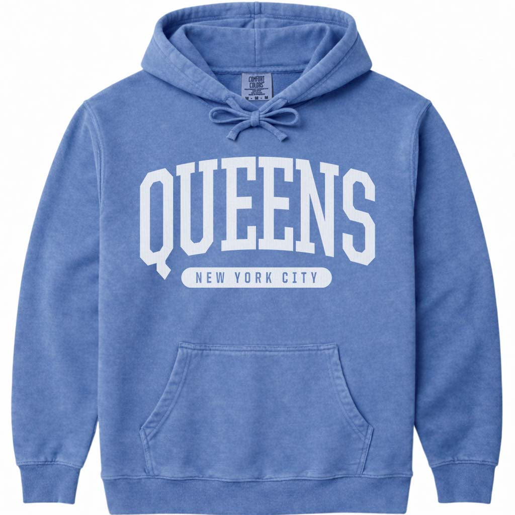 Queens New York Sweatshirt - Flo Blue