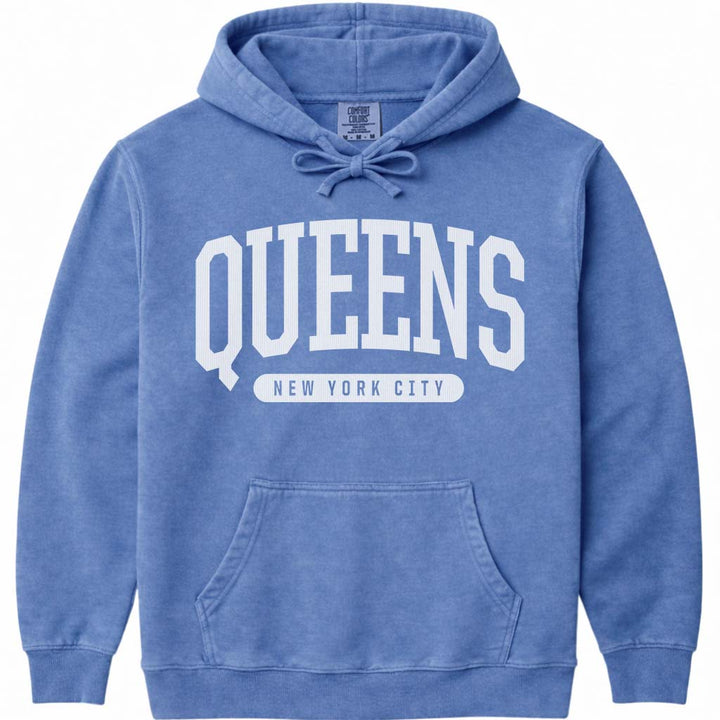 Queens New York Sweatshirt - Flo Blue