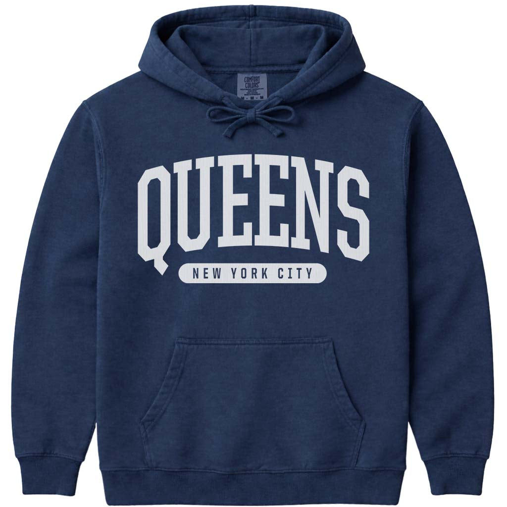 Queens New York Sweatshirt - Navy