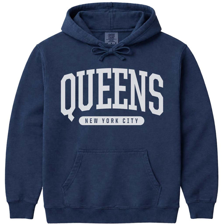 Queens New York Sweatshirt - Navy