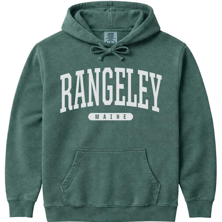 Vintage Rangeley Maine Hoodie - Blue Spruce