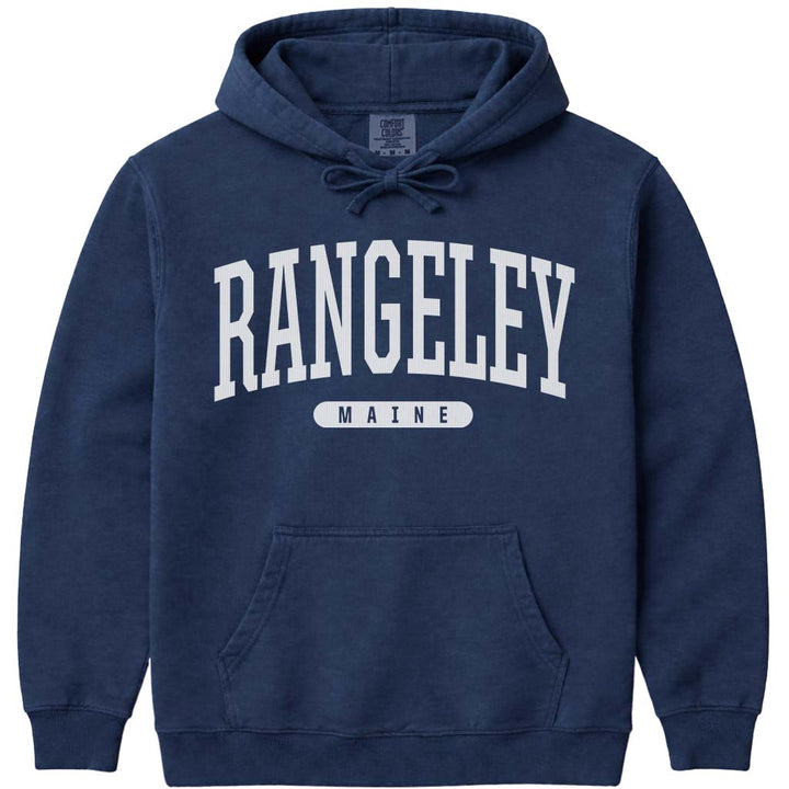 Vintage Rangeley Maine Hoodie - Navy