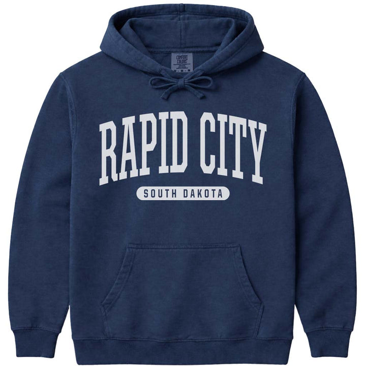 Rapid City South Dakota Hoodie - Navy