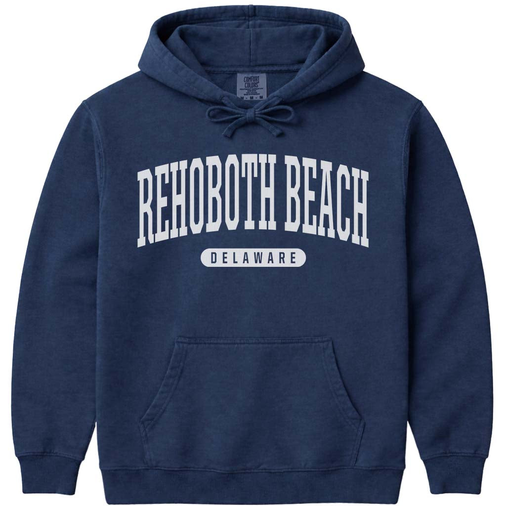 Rehoboth Beach Delaware Hoodie - Navy