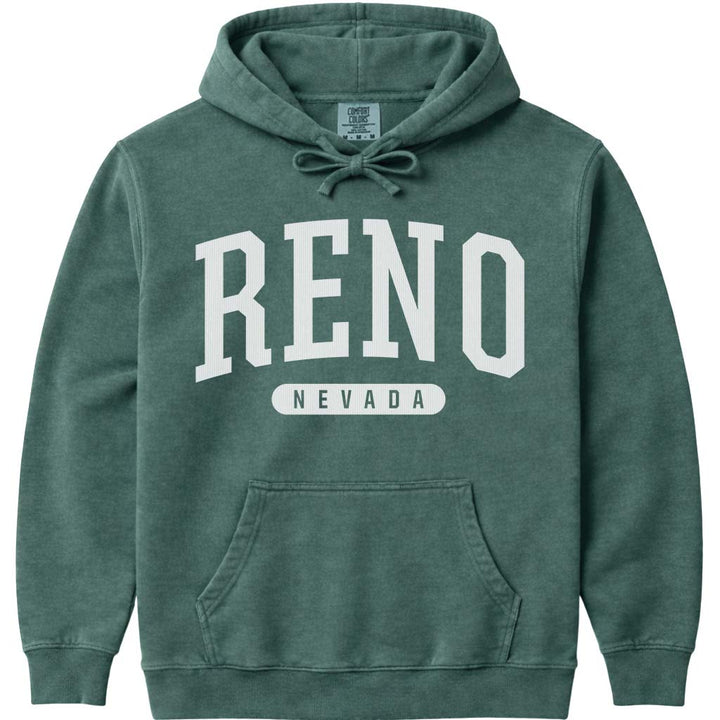Reno Nevada Hoodie Sweatshirt - Blue Spruce