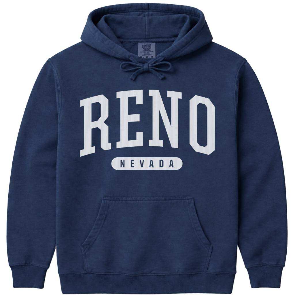 Reno Nevada Hoodie Sweatshirt - Navy