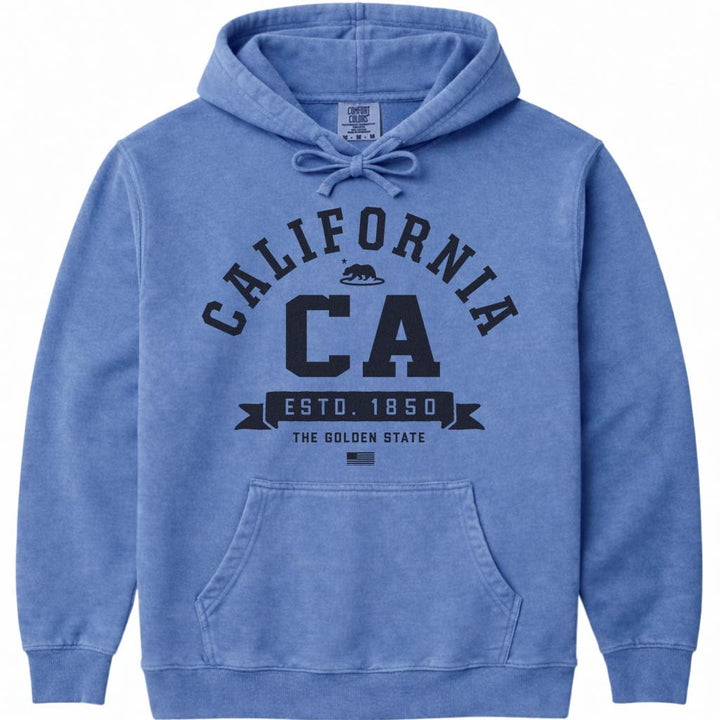 Republic of California Hoodie - Flo Blue