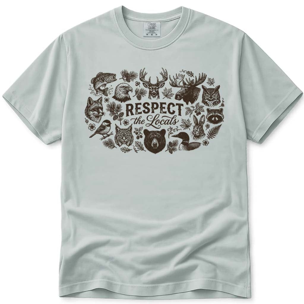Respect The Locals T-Shirt – Woodland Animals Tee