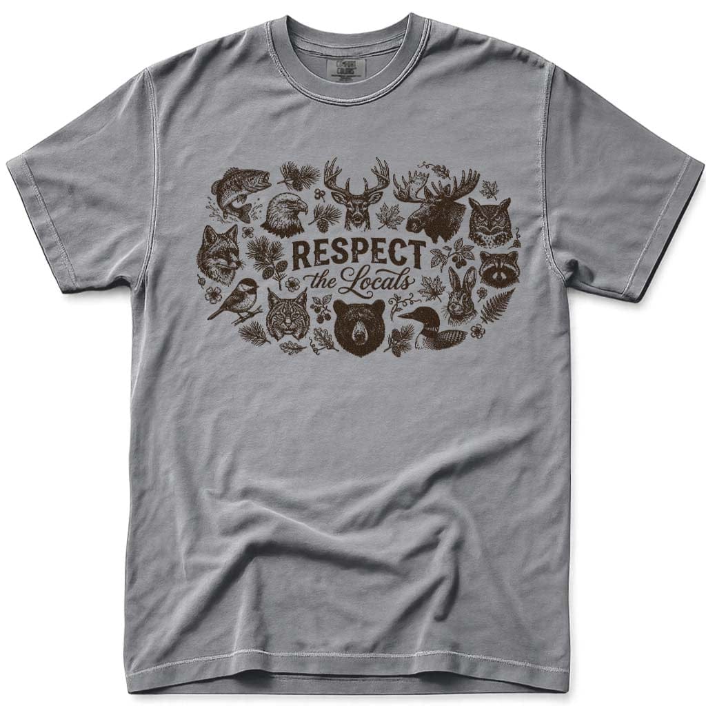 Respect The Locals T-Shirt – Woodland Animals Tee