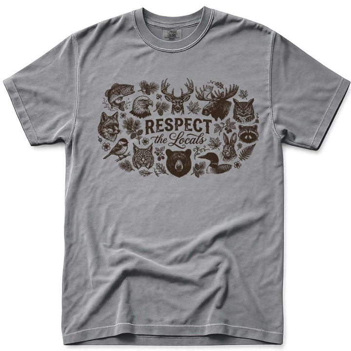 Respect The Locals T-Shirt – Woodland Animals Tee