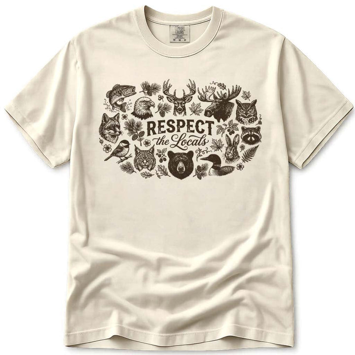 Respect The Locals T-Shirt – Woodland Animals Tee