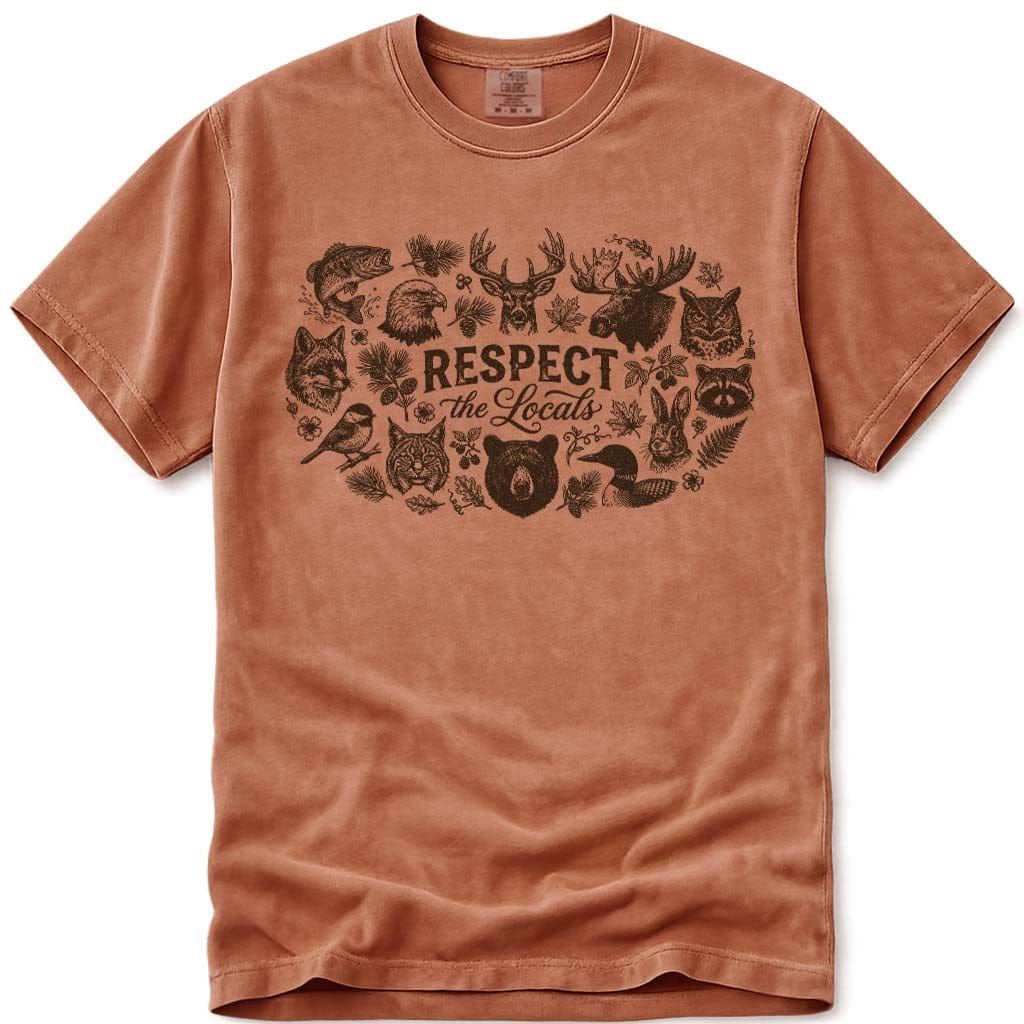 Respect The Locals T-Shirt – Woodland Animals Tee