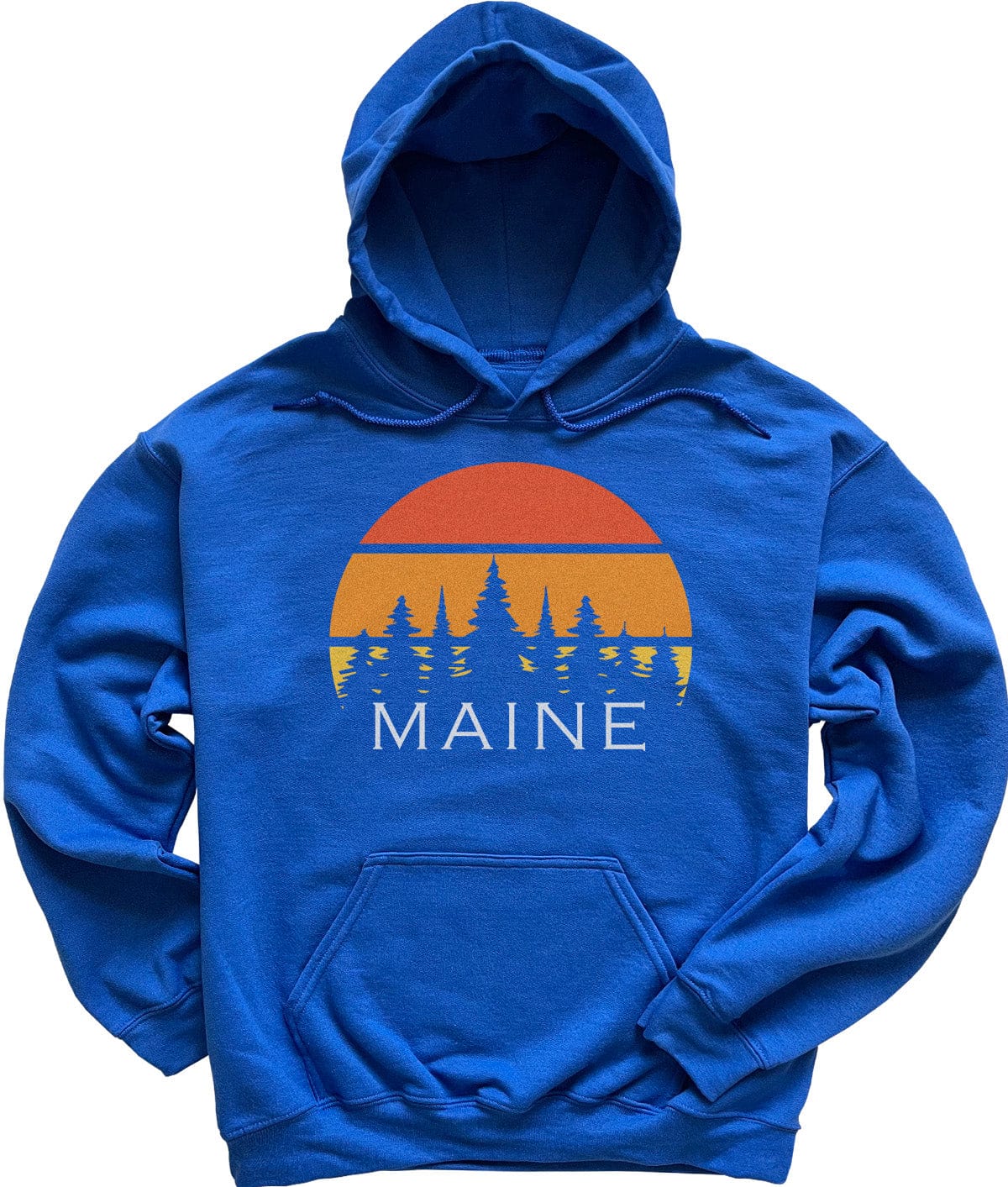 Retro Maine Sunset Hoodie